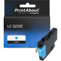Cartuccia compatibile Brother LC-3233C - Ciano