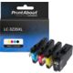 Cartuccia compatibile Brother LC-3235XL - Nero + 3 colori Multipack