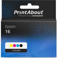 Cartuccia compatibile Epson 16 (T1621/22/23/24) - 4 colori Multipack