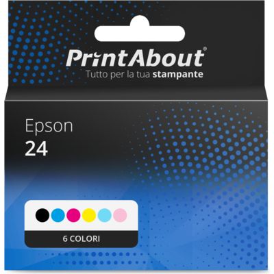 Cartuccia compatibile Epson 24 (C13T24284012) - 6 colori Multipack