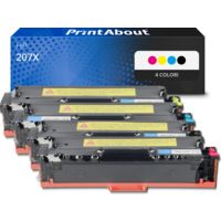 Toner compatibile HP 207X (W2210/11/12/13X) - 4 colori Alta capacità Multipack
