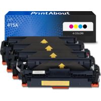 Toner compatibile HP 415A (W2030A) - 4 colori Multipack