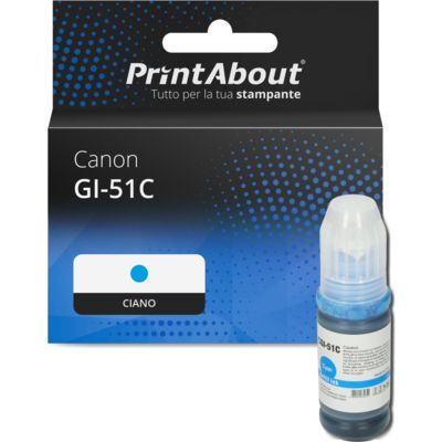Cartuccia compatibile Canon GI-51C - Ciano