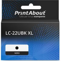 Cartuccia compatibile Brother LC-22UBK XL - Nero Alta capacità