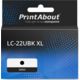 Cartuccia compatibile Brother LC-22UBK XL - Nero Alta capacità
