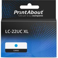 Cartuccia compatibile Brother LC-22UC XL - Ciano Alta capacità