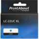 Cartuccia compatibile Brother LC-22UC XL - Ciano Alta capacità