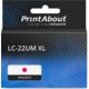 Cartuccia compatibile Brother LC-22UM XL - Magenta Alta capacità