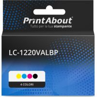 Cartuccia compatibile Brother LC-1220VALBP - 4 colori Multipack