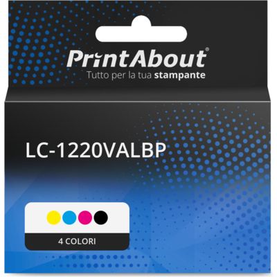 Cartuccia compatibile Brother LC-1220VALBP - 4 colori Multipack