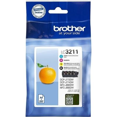 Cartuccia stampante Brother LC-3211VAL - 4 colori Multipack