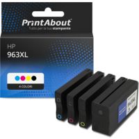 Cartuccia compatibile HP 963XL (6ZC70AE) - 4 colori Alta capacità Multipack