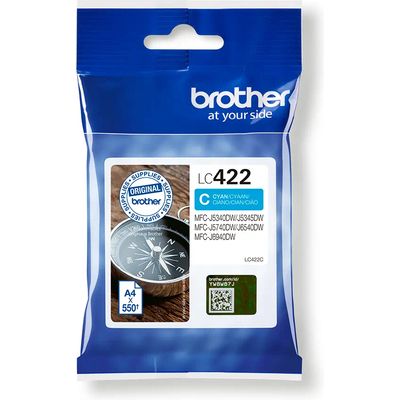 Cartuccia stampante Brother LC-422C - Ciano