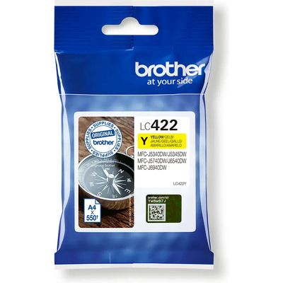 Cartuccia stampante Brother LC-422Y - Giallo