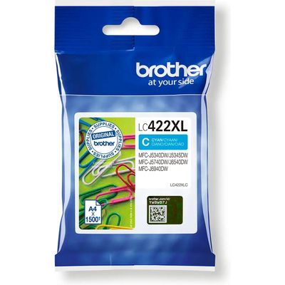 Cartuccia stampante Brother LC-422XLC - Ciano Alta capacità