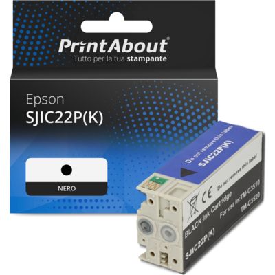 Cartuccia compatibile Epson SJIC22P(K) - Nero