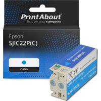 Cartuccia compatibile Epson SJIC22P(C) - Ciano