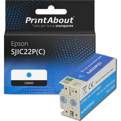 Cartuccia compatibile Epson SJIC22P(C) - Ciano