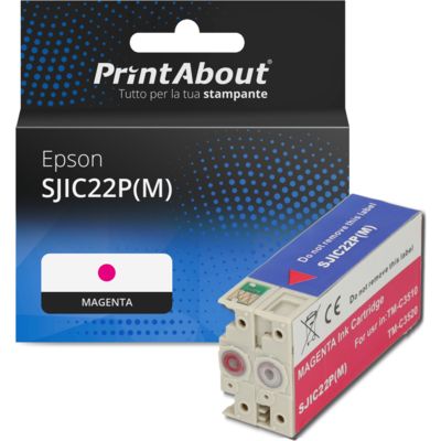 Cartuccia compatibile Epson SJIC22P(M) - Magenta
