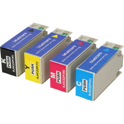 Cartuccia compatibile Epson SJIC22P(K/C/M/Y) - 4 colori Multipack