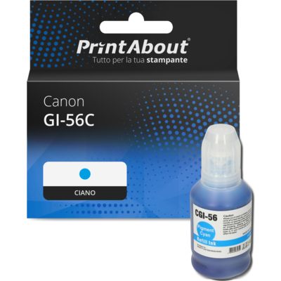 Cartuccia compatibile Canon GI-56C - Ciano