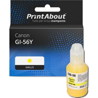 Cartuccia compatibile Canon GI-56Y - Giallo