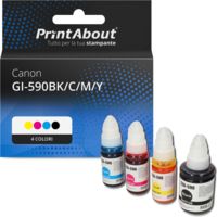 Cartuccia compatibile Canon GI-590BK/C/M/Y - 4 colori Multipack