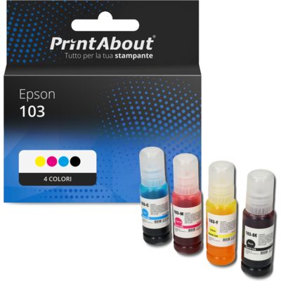 Cartuccia compatibile Epson 103 (C13T00S64A) - 4 colori Multipack