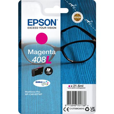 Cartuccia stampante Epson 408L (C13T09K34010) - Magenta Alta capacità