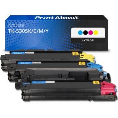 Toner compatibile Kyocera TK-5305K/C/M/Y - 4 colori Multipack