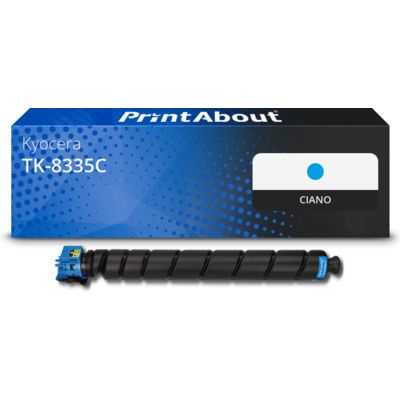 Toner compatibile Kyocera TK-8335C - Ciano