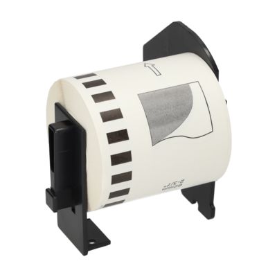 Etichetta compatibile Brother DK-22212 - Nero su bianco (62 mm)
