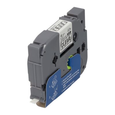 Nastro compatibile Brother TZe-111 - Nero su trasparente (6 mm)