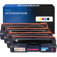 Toner compatibile Ricoh 4075/43/44/45/46 (SP C250E) - 4 colori Multipack