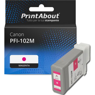 Cartuccia compatibile Canon PFI-102M - Magenta