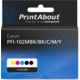 Cartuccia compatibile Canon PFI-102MBK/BK/C/M/Y - 5 colori Multipack
