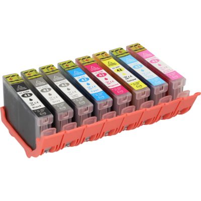 Cartuccia compatibile Canon CLI-42BK/C/M/Y/PC/PM/GY/LGY - 8 colori Multipack