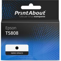 Cartuccia compatibile Epson T5808 - Nero opaco