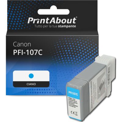 Cartuccia compatibile Canon PFI-107C - Ciano