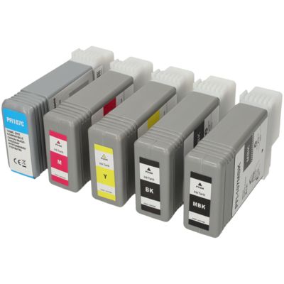 Cartuccia compatibile Canon PFI-107BK/MBK/C/M/Y - 5 colori Multipack