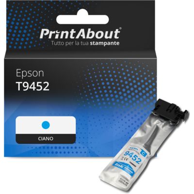 Cartuccia compatibile Epson T9452 - Ciano Alta capacità