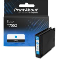 Cartuccia compatibile Epson T7552 - Ciano