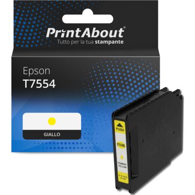 Cartuccia compatibile Epson T7554 - Giallo