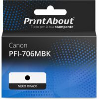Cartuccia compatibile Canon PFI-706MBK - Nero opaco Alta capacità