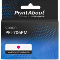 Cartuccia compatibile Canon PFI-706PM - Magenta fotografico Alta capacità