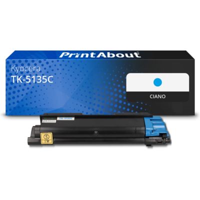 Toner compatibile Kyocera TK-5135C - Ciano