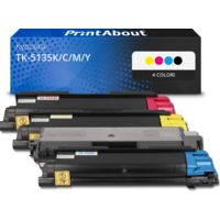 Toner compatibile Kyocera TK-5135K/C/M/Y - 4 colori Multipack