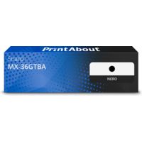 Toner compatibile Sharp MX-36GTBA - Nero Capacità extra-elevata