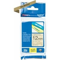 Nastro Brother TZe-MPGG31 - Nero su oro