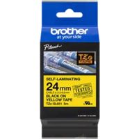 Nastro Brother TZe-SL651 - Nero su giallo